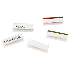 Aufsteckreiter für Sichttafeln, 23 mm Aufsteckreiter für Sichttafeln, 23 mm