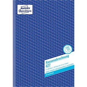 Avery Zweckform Kassenabrechnung Nr. 427
