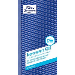 AVERY™ Zweckform Tagesrapport Nr. 1301