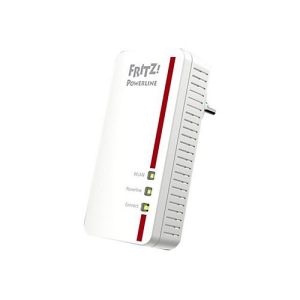 AVM FRITZ!Powerline 1260E – – Powerline Adapterkit – – 1GbE, HomePlug AV (HPAV) 2.0, IEEE 1901 – Wi-Fi 5 – Dual-Band – an Wandsteckdose anschließbar