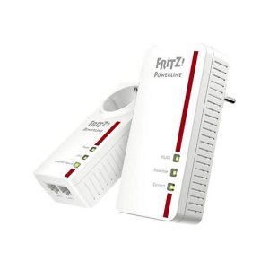 AVM FRITZ!Powerline 1260E – WLAN Set – Powerline Adapterkit 1GbE, HomePlug AV (HPAV) 2.0, IEEE 1901 – Wi-Fi 5 – Dual-Band – an Wandsteckdose anschließbar AVM FRITZ!Powerline 1260E – WLAN Set – Powerline Adapterkit 1GbE, HomePlug AV (HPAV) 2.0, IEEE 1901 – Wi-Fi 5 – Dual-Band – an Wandsteckdose anschließbar