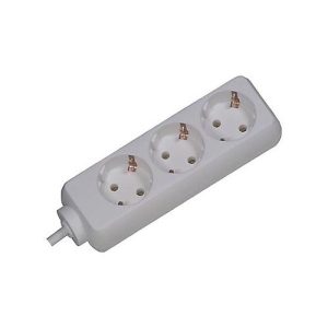 Bachmann SELLY – Steckdosenleiste – Ausgangsanschlüsse: 3 – 3 m Schnur – weiß Bachmann SELLY – Steckdosenleiste – Ausgangsanschlüsse: 3 – 3 m Schnur – weiß