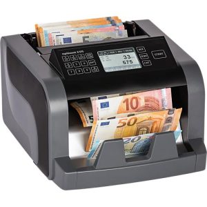 Banknotenzählmaschine Rapidcount S 575, f. EURO-Noten, Stück- & Wertzähler, Echtheitsprüfung Banknotenzählmaschine Rapidcount S 575, f. EURO-Noten, Stück- & Wertzähler, Echtheitsprüfung