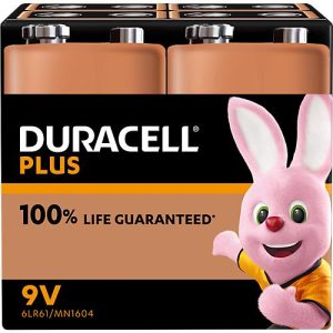 Batterie Alkaline, E-Block, 6LR61, 9V, Plus, Extra Life, Retail Blister (4-Pack) Batterie Alkaline, E-Block, 6LR61, 9V, Plus, Extra Life, Retail Blister (4-Pack)