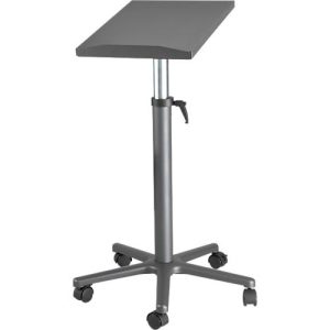 Beamertisch MAULpro, bis zu 30 kg, stufenlos höhenverstellbar, 10° neigbar, 5 Bremsrollen, Platte B 350 x T 500 mm, anthrazit