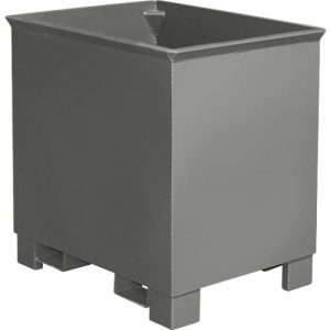 Behälter für Routenzüge Typ C 30, für Feststoffe, 3-fach stapelbar, Inhalt 0,3 m³, bis 500 kg, mausgrau RAL 7005