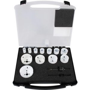 Bi-Metall Lochsägen-Set Projahn ALLROUNDPLUS, in Hartschalenkoffer, 14-tlg. Bi-Metall Lochsägen-Set Projahn ALLROUNDPLUS, in Hartschalenkoffer, 14-tlg.