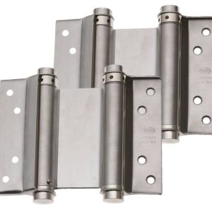 Gedotec Pendeltürband SWING aus Edelstahl 75 mm für ungefälzte Türen bis 20 kg, Edelstahl matt