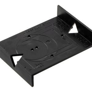 Bohrschablone für Topfband Bohrlehre BLACK JIG für Lochreihe 32 mm Raster Kunststoff schwarz