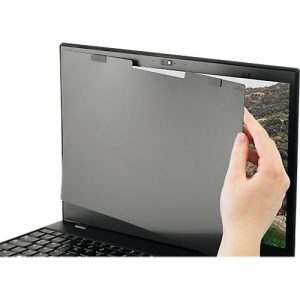 Blickschutzfilter Durable MAGNETIC, für Notebooks & Touchscreens mit 15,6“ & Bildformat 16:9, inkl. Dokumententasche & Mikrofasertuch, anthrazit/grau