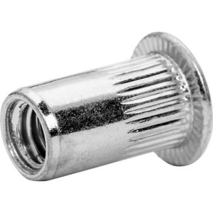 Blindnietmuttern Rapid, Stahl verzinkt, mit Bohrer, für Klemmlängen 0,5 – 2,5 mm & Schrauben ø 5 mm, 20 Stück