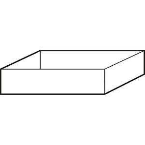 Bodenauffangwanne Abz für asecos Sicherheitsschränke der Q30, Q90, S90 und K90 Serie, Polypropylen, grau, B 449 x T 505 x H 94 mm, 11 l