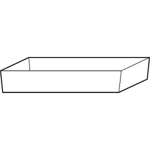 Bodenauffangwanne Stawa-R für asecos Sicherheitsschränke der Q30, Q90 und S90 Serie, Stahlblech, lichtgrau, B 742 x T 507 x H 83 mm, 22 l