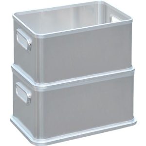 Box, Aluminium, ohne Deckel, 30 Liter