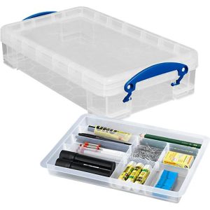 Box, Kunststoff, Really useful Boxes SET, 4 l + Einsatz