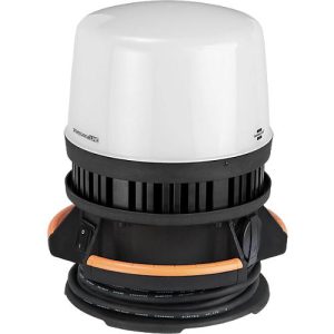 Brennenstuhl professionalLINE LED Baustrahler ORUM 12050, 3 Schaltstufen, 360° Abstrahlwinkel, 12600 lm, IP54, IK08, L 280 x B 280 x H 345 mm, schwarz