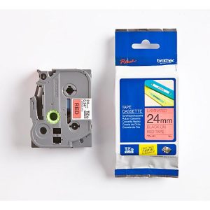 Brother Schriftbandkassette TZe-451, 24 mm, rot/schwarz Brother Schriftbandkassette TZe-451, 24 mm, rot/schwarz