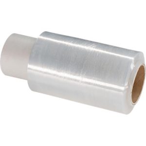 Bündelstretchfolie/Ministretchfolie, Folienstärke 10 mic, transparent, Breite 100 mm, transparent