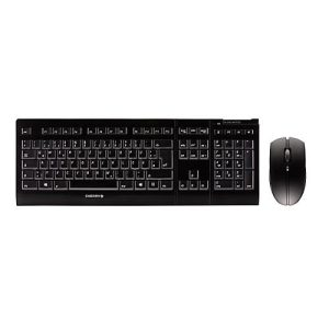 CHERRY B.UNLIMITED Tastatur-/Maus-Set 3.0, schwarz, mit Funkmaus, hochw. NiMH-Akkus