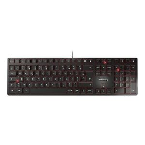 CHERRY KC 6000 SLIM – Tastatur – Französisch – Schwarz