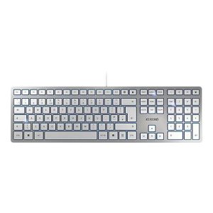 CHERRY KC 6000 SLIM – Tastatur – GB – Silber