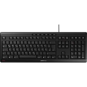 Cherry Stream Tastatur JK-8500 DE-2, flach, leise, SX-Scherenmechanik, schwarz