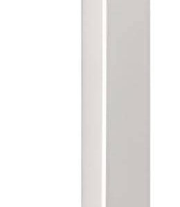 Häfele Stoßgriff CLAUDIO aus Edelstahl eckig, Holztür – einseitige Montage (1 Griff) – Länge 600 mm – Bohrabstand 450 mm