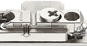 Blum Clip 1 Paar Adapterplatte für Teleskophebel Alurahmen schmal 175H5B00