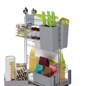 Kesseböhmer Unterschrankauszug cookingAGENT mit SoftStop Dämpfung