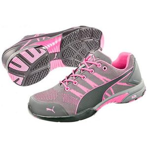 Damen-Sicherheitsschuh Puma Safety Celerity Knit Pink Wns Low, S1, Stahlkappe, Größe 35