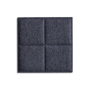 Deckenpaneele colorPAD®, für Rasterdecken, B 620 x T 620 x H 32 mm, anthrazit/meliert, 4 Square