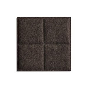 Deckenpaneele colorPAD®, für Rasterdecken, B 620 x T 620 x H 32 mm, dunkelbraun/meliert, 4 Square