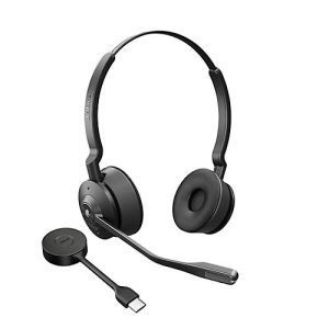 DECT Headset Jabra Engage 55 Stereo, schnurlos, USB-C-Adapter, kompatibel zu Unified Communications, bis zu 13 Std. Akku DECT Headset Jabra Engage 55 Stereo, schnurlos, USB-C-Adapter, kompatibel zu Unified Communications, bis zu 13 Std. Akku