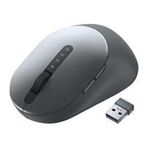 Dell MS5320W – Maus – 2.4 GHz, Bluetooth 5.0 – Titan Gray