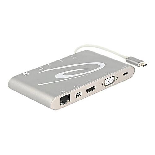 Delock USB Type-C 3.1 Docking Station 4K - Dockingstation - USB-C - VGA, HDMI, Mini DP - GigE