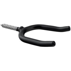 Gedotec Wandhaken DOUBLE schwarz mit 6 mm Holzgewinde Gedotec Wandhaken DOUBLE schwarz mit 6 mm Holzgewinde