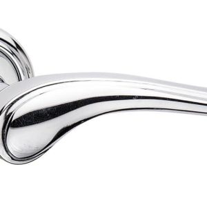 Fimet Drückergarnitur DUFFY 1379-266 aus Metall, BB – Buntbart – Chrom poliert