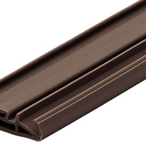 Deventer Haustürdichtung DS 155 Falzbreite 15 mm Türdichtung für Haustüren, Dunkelbraun – 6 Meter