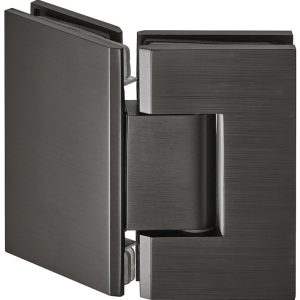 Häfele Duschtürband 135° H2045 Messing graphit-schwarz