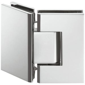 Häfele Duschtürband 135° H2045 Messing chrom poliert