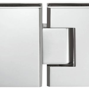 Häfele Duschtürband 180° H2048 Messing chrom poliert