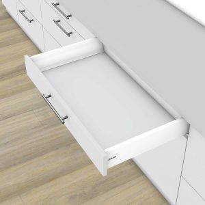 Blum Schubkasten-SET TANDEMBOX K Zargenhöhe 115 mm 30 kg weiß mit Tip-On & Blumotion Dämpfung, 450 mm