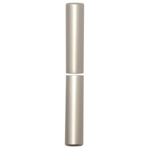 SFS Intec 1 Paar Aufsteckhülsen 3-DIM Band 15 mm Bandhöhe 92 mm flachrund, Aluminium vernickelt matt