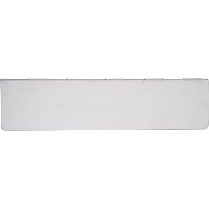 Gedotec Briefeinwurfblende Postschlitz-Abdeckung 325×80 mm Edelstahl matt