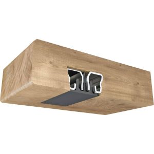 Gedotec Gratleiste PLANOGRAT aus Stahl für Massivholzplatten, 1070 mm