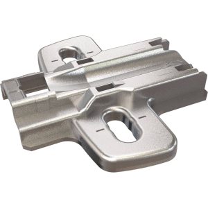 Hettich Kreuzmontageplatte Sensys 8099 zum Anschrauben Stahl vernickelt, Distanz 3 mm
