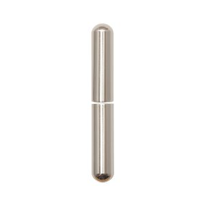 SFS Intec 1 Paar Aufsteckhülsen 3-DIM Band 15 mm Bandhöhe 112 mm rund, Aluminium vernickelt