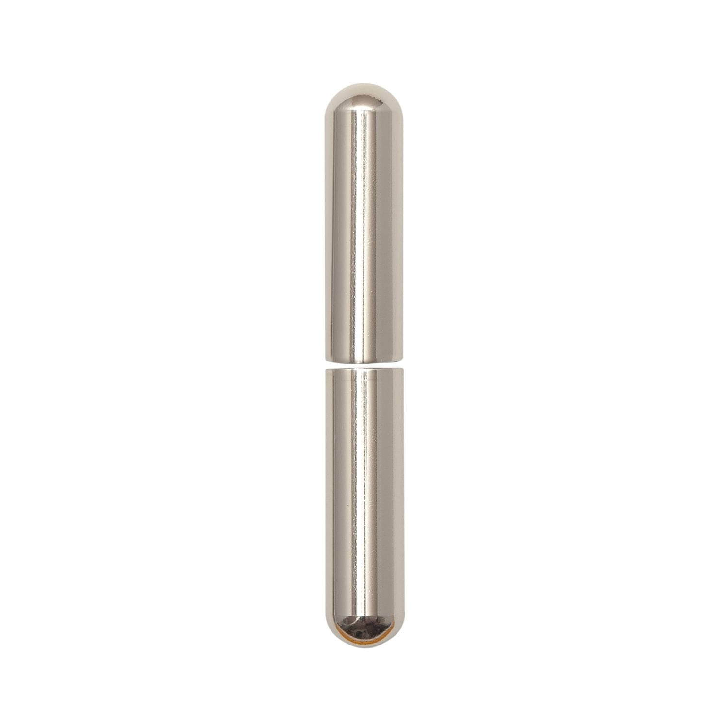 SFS Intec 1 Paar Aufsteckhülsen 3-DIM Band 15 mm Bandhöhe 112 mm rund, Aluminium vernickelt