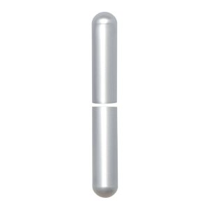 SFS Intec 1 Paar Aufsteckhülsen 3-DIM Band 20 mm Bandhöhe 112 mm rund, Aluminium verchromt matt