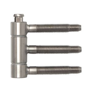 SFS Intec Steckband 18 mm für gefälzte Holztüren 3-teilig, Stahl vernickelt